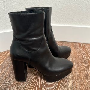 Ash Platform Boots 38 black